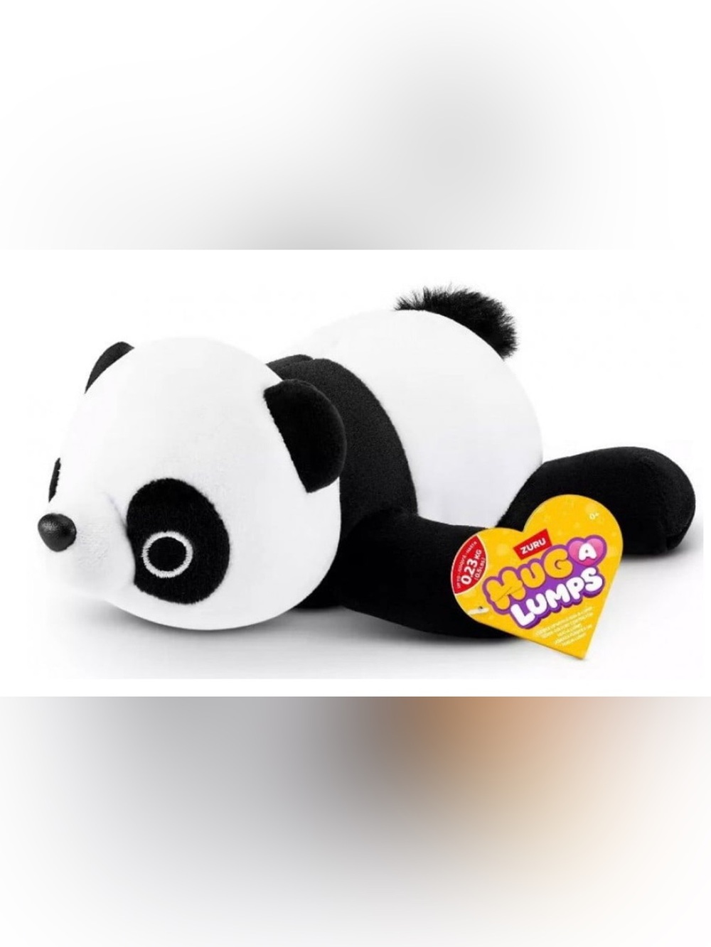 ZURU Hug-A-Lumps Pete Panda 7” Weighted Plush 0.5 lb